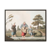 Illustration of leech finders from The Costume of Yorkshire (1814) by George Walker - NOMADEN ART GALLERY