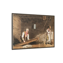 Illustration of line swinglers from The Costume of Yorkshire (1814) by George Walker