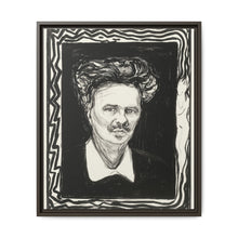 August Strindberg (1896) by Edvard Munch - NOMADEN ART GALLERY