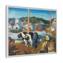 Ox Team, Wharf at Matinicus (1916)