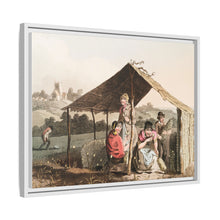 Illustration of teasel field from The Costume of Yorkshire (1814) by George Walker