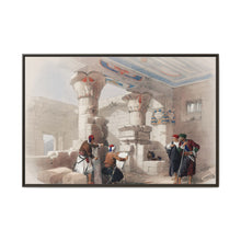 Deir el Medina (Dayr al Madinah) is an ancient Egyptian village which was home to the artisans who worked on the tombs in the Valley of the Kings illustration by David Roberts - NOMADEN ART GALLERY