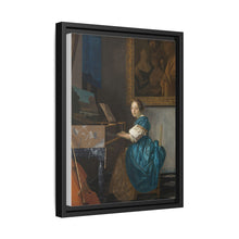 La joven sentada ante un virginal, de Johannes Vermeer (ca. 1670-1672) 