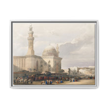 Mosque of Sultan Hassan from the Great Square of the Rumeyleh illustration by David Roberts (1796–1864) - NOMADEN ART GALLERY