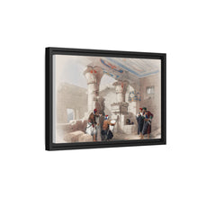 Deir el Medina (Dayr al Madinah) is an ancient Egyptian village which was home to the artisans who worked on the tombs in the Valley of the Kings illustration by David Roberts