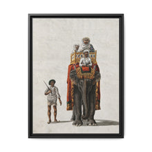 Indian Gouache Painting: Elephant Procession - NOMADEN ART GALLERY