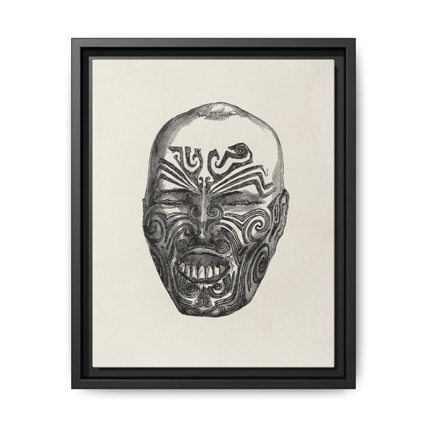 Ancient face from 19th Century Grammar of Ornament by Owen Jones. - NOMADEN ART GALLERY