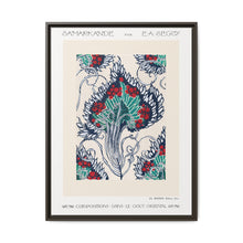 Botanical pochoir pattern in Art Nouveau oriental style - NOMADEN ART GALLERY