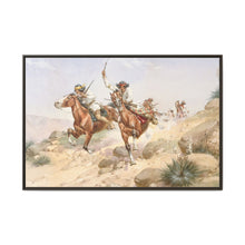 Apache Indians on Horseback by Herman Wendelborg Hansen - NOMADEN ART GALLERY