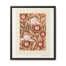 Art Nouveau Flower pattern stencil print in oriental style - NOMADEN ART GALLERY