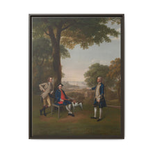 Arthur Holdsworth Conversing with Thomas Taylor and Captain Stancombe by the River Dart (1757) by Arthur Devis - NOMADEN ART GALLERY