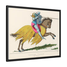 French Knight, 14th Century: Vintage Equestrian Art by Paul Mercuri (1860)
