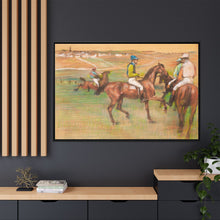Caballos de carreras (ca. 1885-1888) de Edgar Degas 