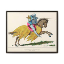 French Knight, 14th Century: Vintage Equestrian Art by Paul Mercuri (1860) - NOMADEN ART GALLERY