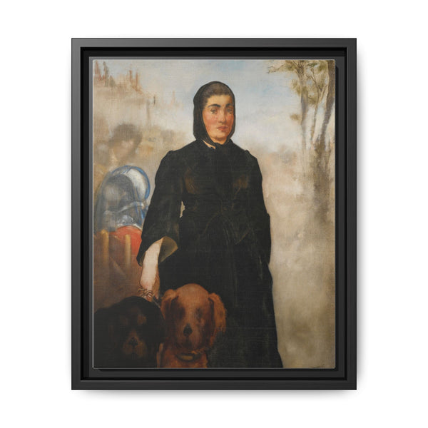 Femme aux chiens (1858) by Edouard Manet - NOMADEN ART GALLERY