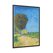 Vincent van Gogh's Avenue at Arles with houses (1888) - NOMADEN ART GALLERY