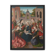 The Virgin and Child with Four Holy Virgins (c. 1495 - c. 1500) by Master of the Virgo inter Virgines - NOMADEN ART GALLERY