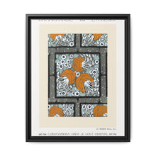 Flower pochoir pattern in Art Nouveau oriental style. Original from our own 1914 edition of Samarkande - NOMADEN ART GALLERY