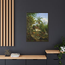 Landschap in Nederlands-Indie (1858 - 1900) by Maurits E H R van den Kerkhoff.