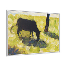 Black Cow in a Meadow (ca. 1881) by Georges Seurat