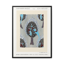 Art Nouveau bird pattern pochoir print in oriental style - NOMADEN ART GALLERY
