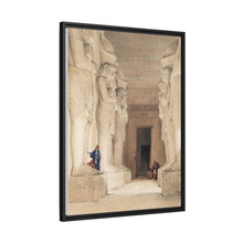 Excavated Temple of Gyrshe (Gerf Hussein) Nubia illustration by David Roberts (1796–1864)