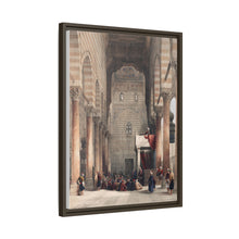 Interior of the mosque of the Metwalys (Metwalis) illustration by David Roberts (1796–1864)