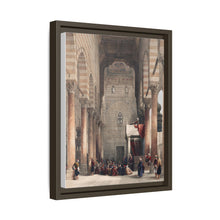 Interior of the mosque of the Metwalys (Metwalis) illustration by David Roberts (1796–1864)