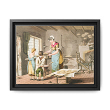 Illustration of woman making oat cakes from The Costume of Yorkshire (1814) - NOMADEN ART GALLERY