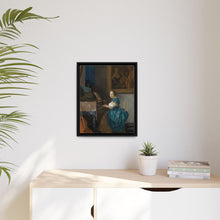 La joven sentada ante un virginal, de Johannes Vermeer (ca. 1670-1672) 