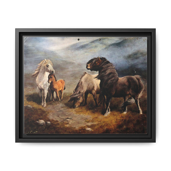 Fine Horse Pulling Golden Sleigh - NOMADEN ART GALLERY