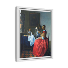 La joven con copa de vino de Johannes Vermeer (ca. 1658-1662)