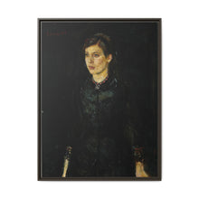 Inger in Black (1884) by Edvard Munch - NOMADEN ART GALLERY