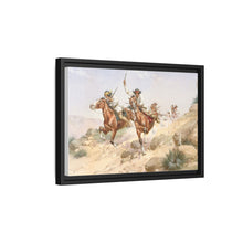 Apache Indians on Horseback by Herman Wendelborg Hansen