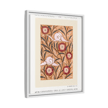 Impresión de plantilla con patrón floral Art Nouveau de estilo oriental