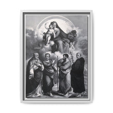 The Virgin and Child with Saint Geminianus of Modena, Saint Peter, Saint Paul and Saint Antony of Padua. Lithograph by F. Hanfstaengl after B. Ramenghi, il Bagnacavallo. - NOMADEN ART GALLERY