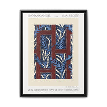 Art Nouveau Flower pattern pochoir print in oriental style. Original from our own 1914 edition of Samarkande - NOMADEN ART GALLERY