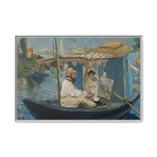 Monet in his Boat (c. 1874) by Edouard Manet - NOMADEN ART GALLERY
