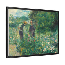 Recogiendo flores (1875) de Pierre-Auguste Renoir 