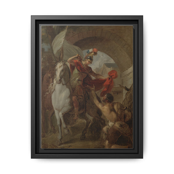 Saint Martin Sharing his Coat with a Beggar by Louis Galloche - NOMADEN ART GALLERY