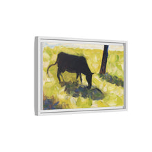 Black Cow in a Meadow (ca. 1881) by Georges Seurat