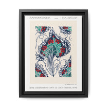 Botanical pochoir pattern in Art Nouveau oriental style - NOMADEN ART GALLERY