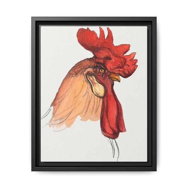 Head of a Rooster (ca. 1900) by Samuel Colman - NOMADEN ART GALLERY