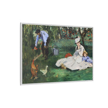 La familia Monet en su jardín de Argenteuil (1874) de Édouard Manet 