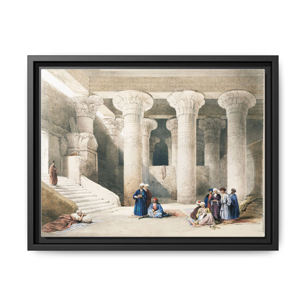 Temple of Egyptian illustration by David Roberts (1796–1864) - NOMADEN ART GALLERY