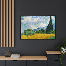 Vincent Van Gogh's Wheat Field with Cypresses (1889). Famous painting, original from the MET Museum - NOMADEN ART GALLERY