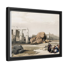 Fragment of the Great Colossi at the Memnonium Thebes illustration by David Roberts (1796–1864)