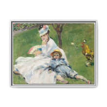 Pierre-Auguste Renoir's Madame Monet and Her Son (1874) - NOMADEN ART GALLERY