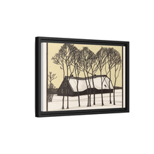Farm in the snow (1918) by Julie de Graag