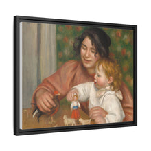 El niño con juguetes de Pierre-Auguste Renoir, Gabrielle y el hijo del artista, Jean (1895-1896) 